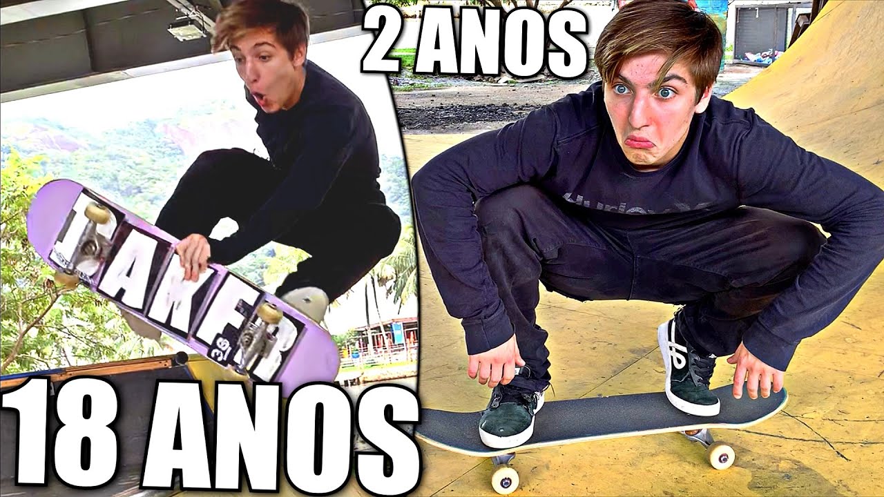 Diferentes Idades Andando de Skate😅