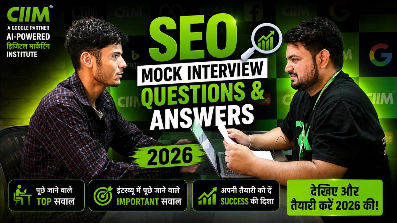 SEO Mock Interview Questions & Answers 2024 ( in Hindi)