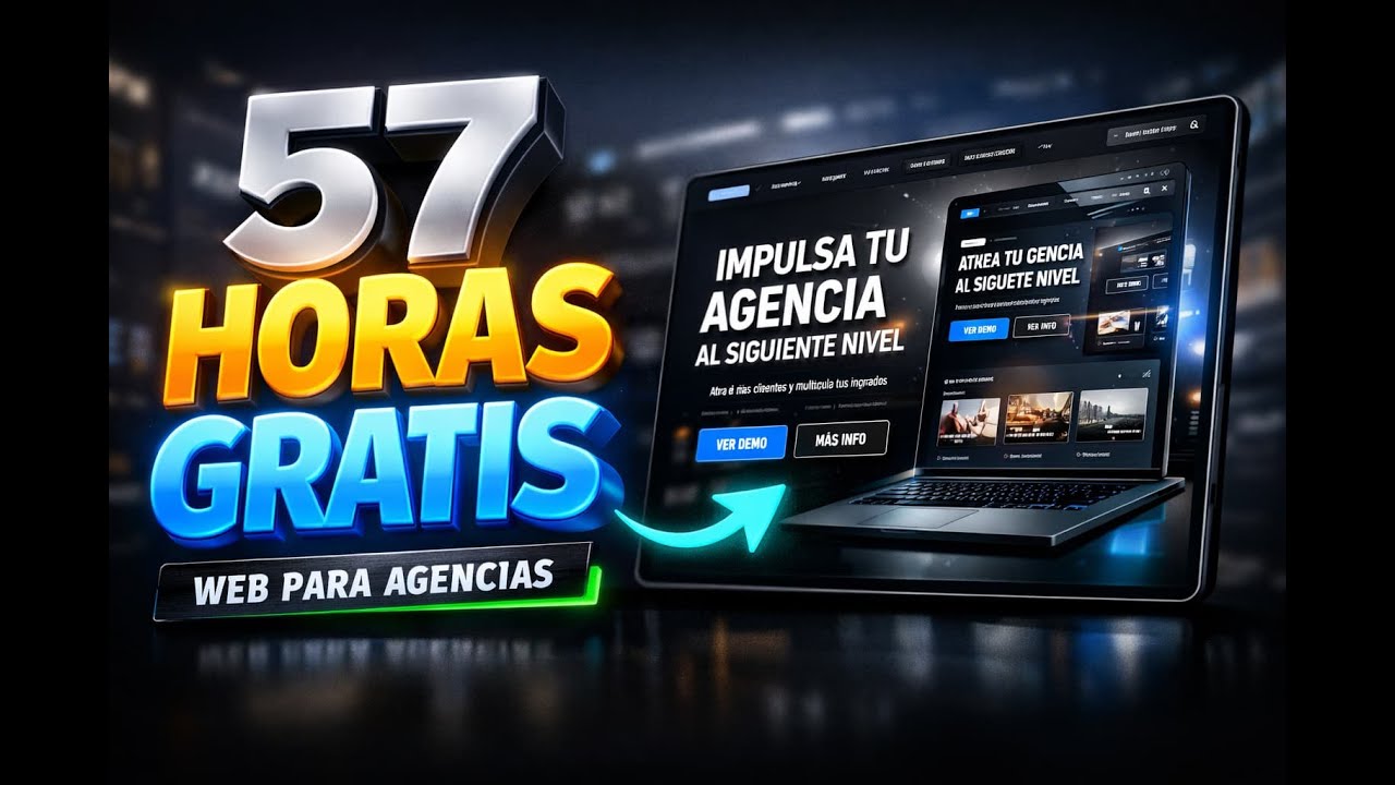 Invertí 57 HORAS en esta web para agencias… y te la REGALO