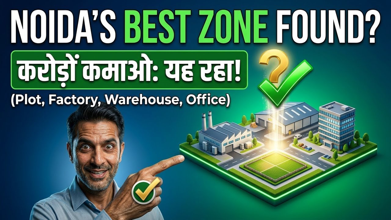 Noida Ka Sabse Best Industrial Area Kaun Sa Hai? Industrial Plot, Factory, Warehouse, Office Space