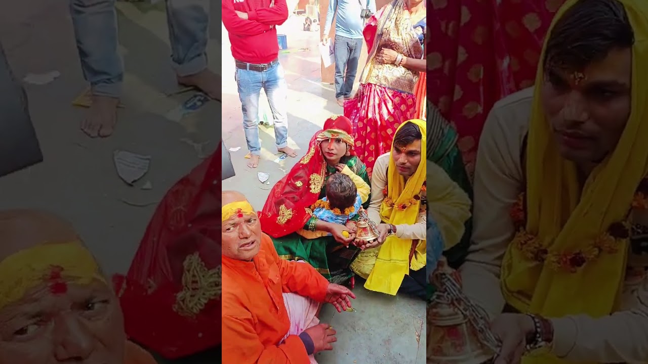 #viralvideo Baba Mahendra nath Mandir mein mundan ka puja🙏🙏