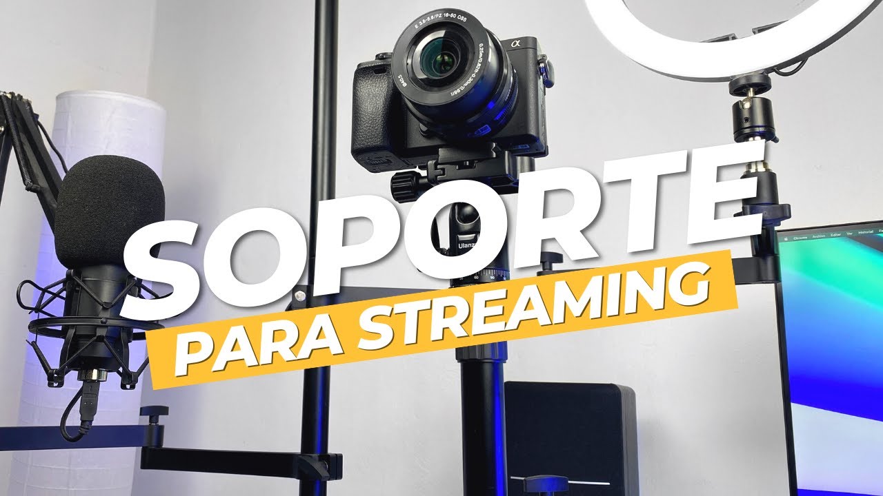 Cómo MEJORAR tus STREAMINGS con 1 accesorios - Ulanzi desktop mount | REVIEW en ESPAÑOL