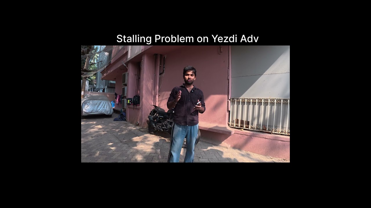 Stalling issue 😔 #yezdiadventure #motovlog #ytshorts