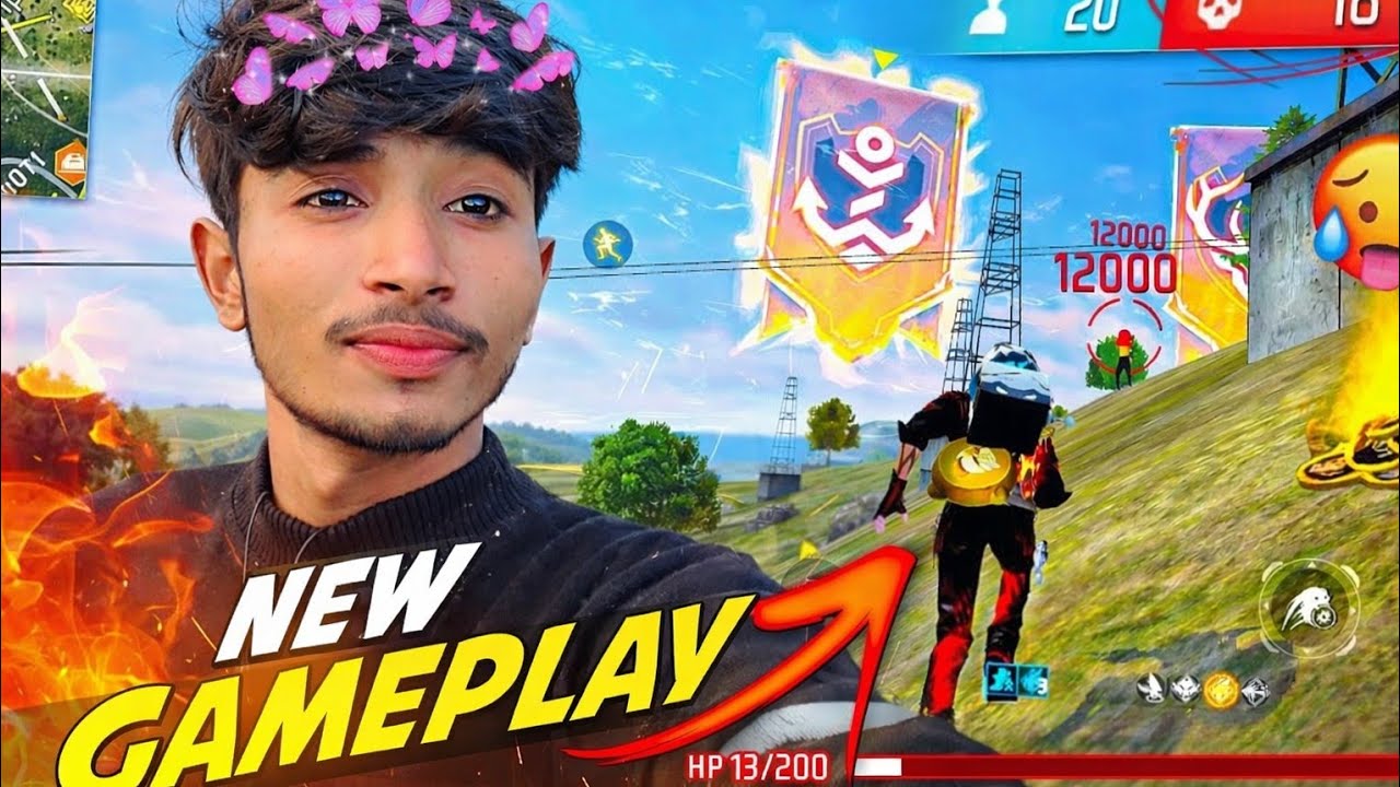 New Free Fire 🔥 Gameplay x World chal Bando ke sath!