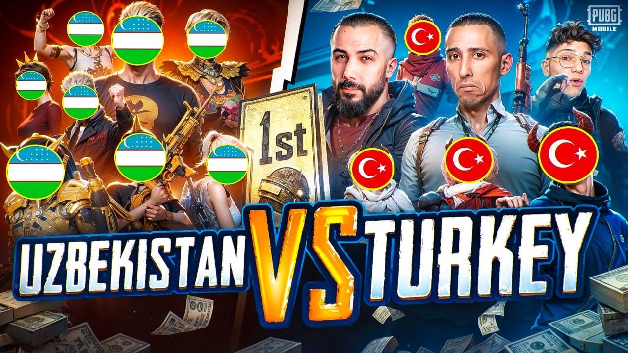 TÜRKİYƏ vs ÖZBƏKİSTAN!!! BARIŞ G / ENERGİZER / SASUKE / PUBG MOBİLE