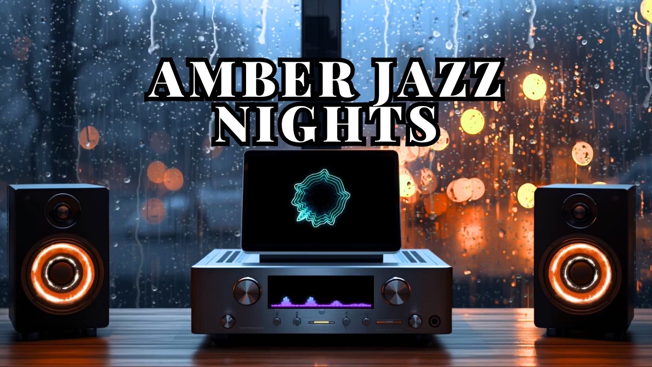 Amber Jazz Nights 🎷 Smooth Jazz Lounge for Relaxation, Focus & Late Night Vibes