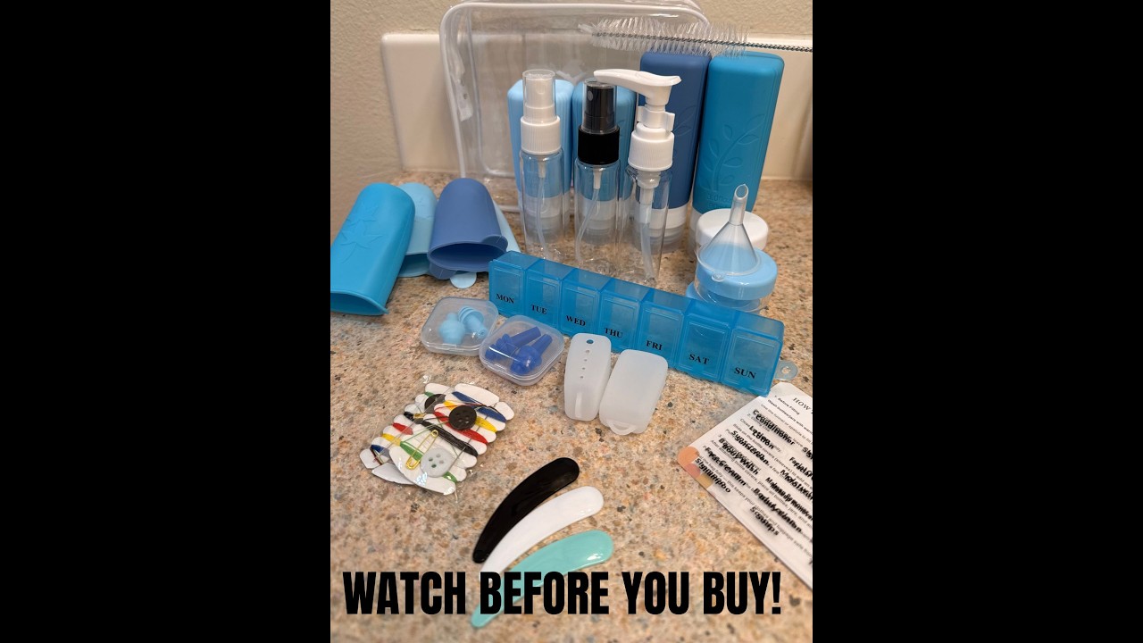 Unigo Silicone Travel Bottles Set