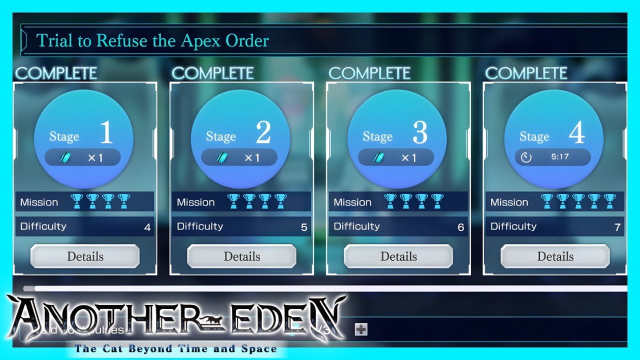 Trial to Refuse the Apex Order (Normal) - Battle Simulator │ Another Eden
