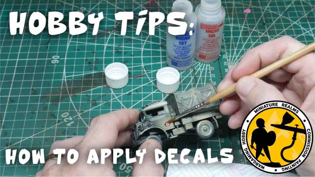 Hobby Tips: How To Apply Decals