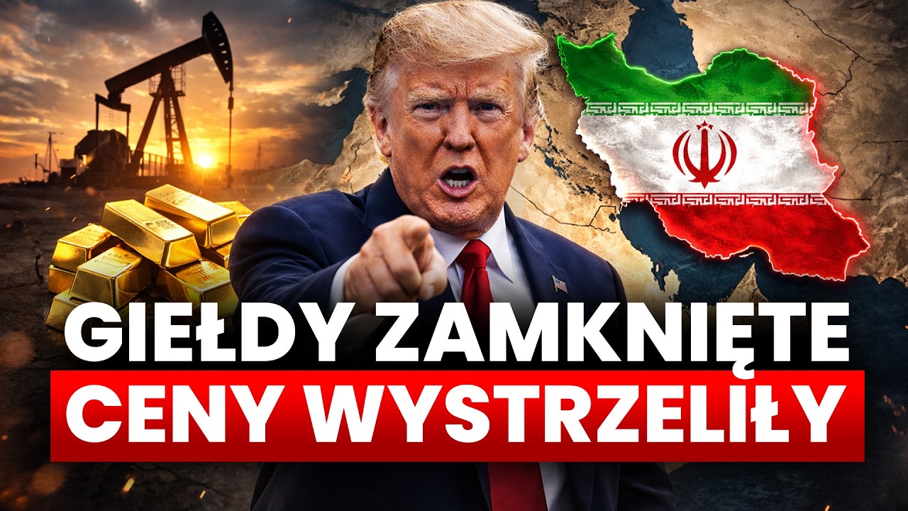 Wojna Trumpa i panika na rynkach! Ceny ropy szaleją, złoto i dolar w górę 