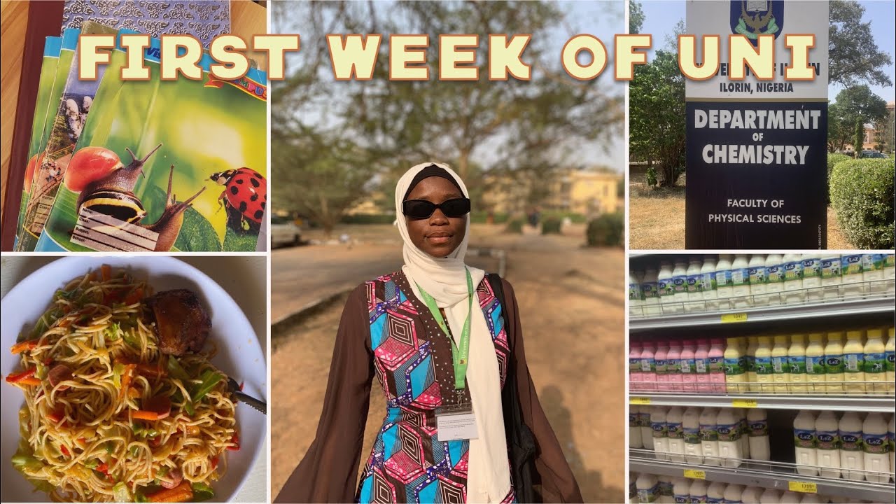 FIRST WEEK OF UNI||A week in the life of a 300level chemistry student of university of Ilorin