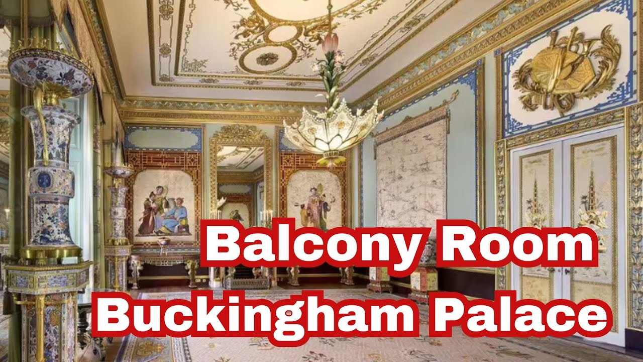 Inside the Iconic Balcony Room of Buckingham Palace! 👑✨