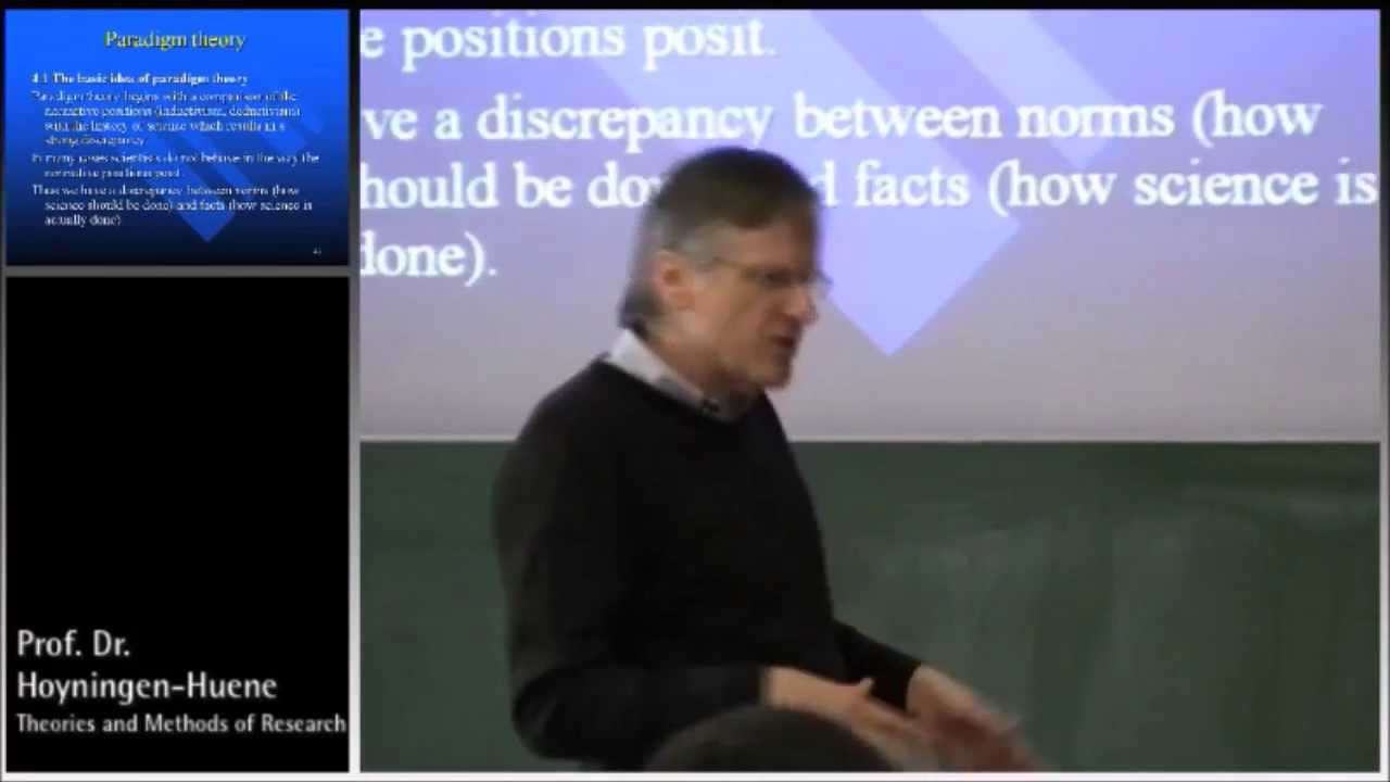 Kuhn's Paradigm Theory I: The developmental model