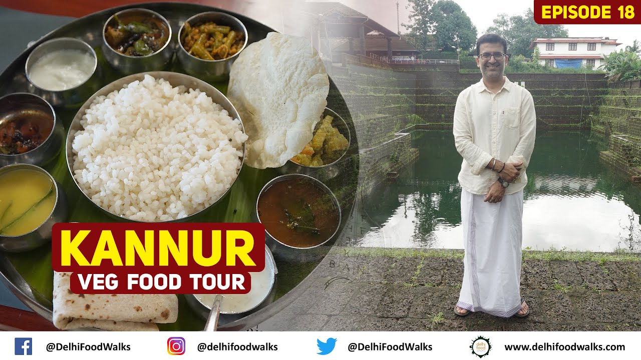 Best KANNUR VEG Spl Food Tour l NEYI PAYASAM + Huge Veg Thali + Sweet CHERANDI + Spicy Lotta Mutta