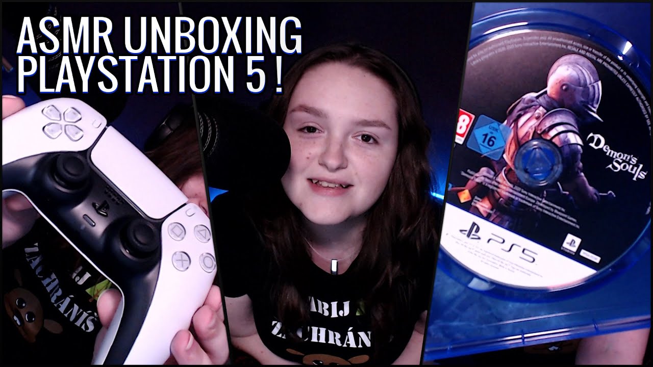Bezkonkurenční ASMR UNBOXING konzole PLAYSTATION 5 + hry Demon's Souls! | Mimo Mísu