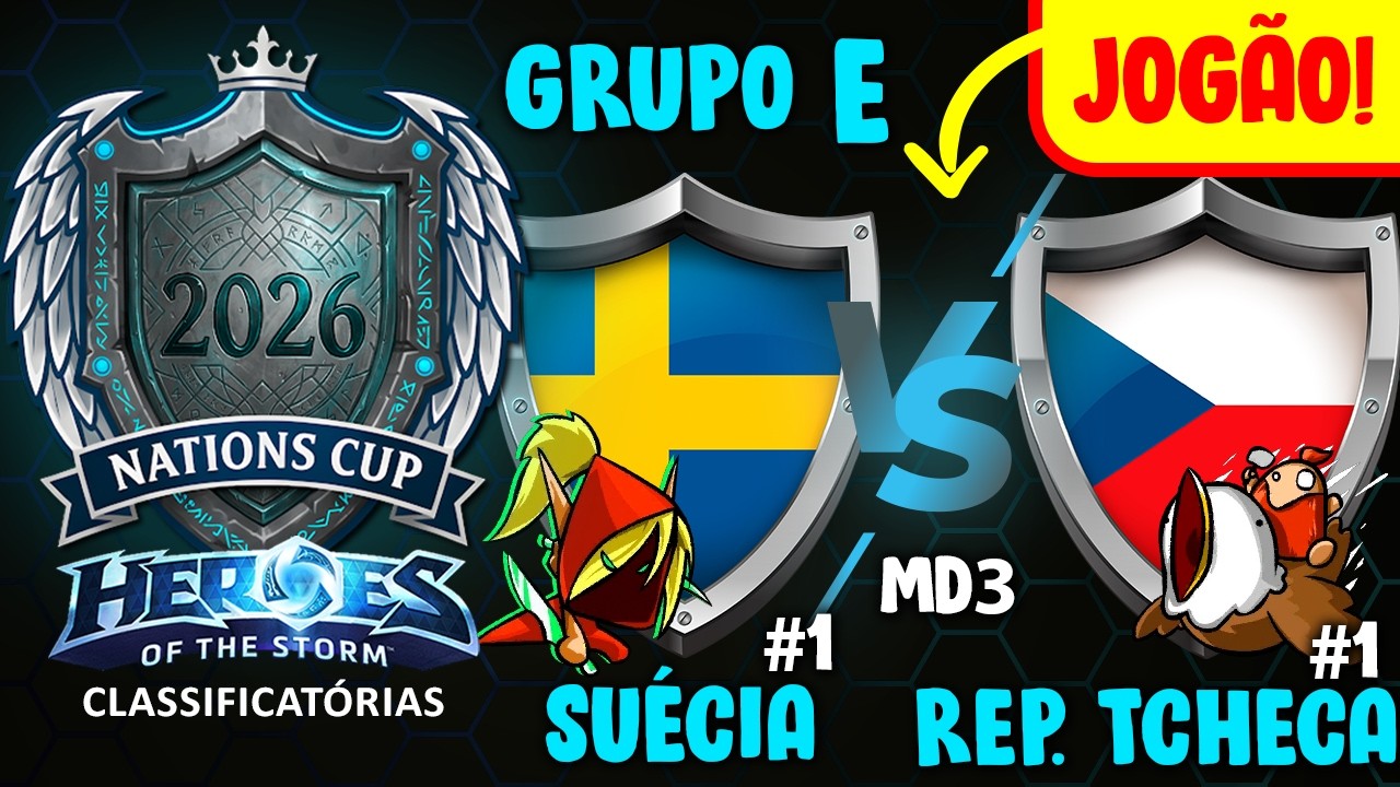 Suécia #1 x Rep. Tcheca #1 [Copa das Nações de HOTS 2026] Classificatórias Grupo E