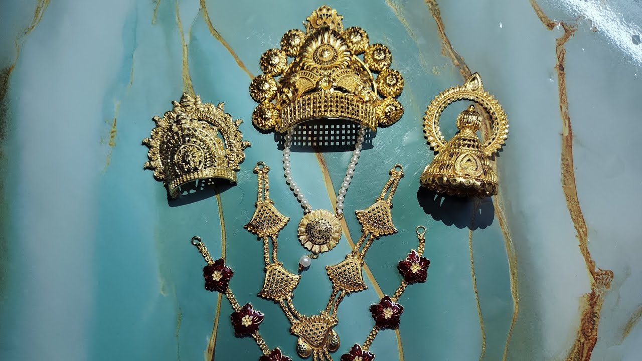 Beautiful Mukut and Necklace for your Idols 🥰 | Excellent Quality 😍