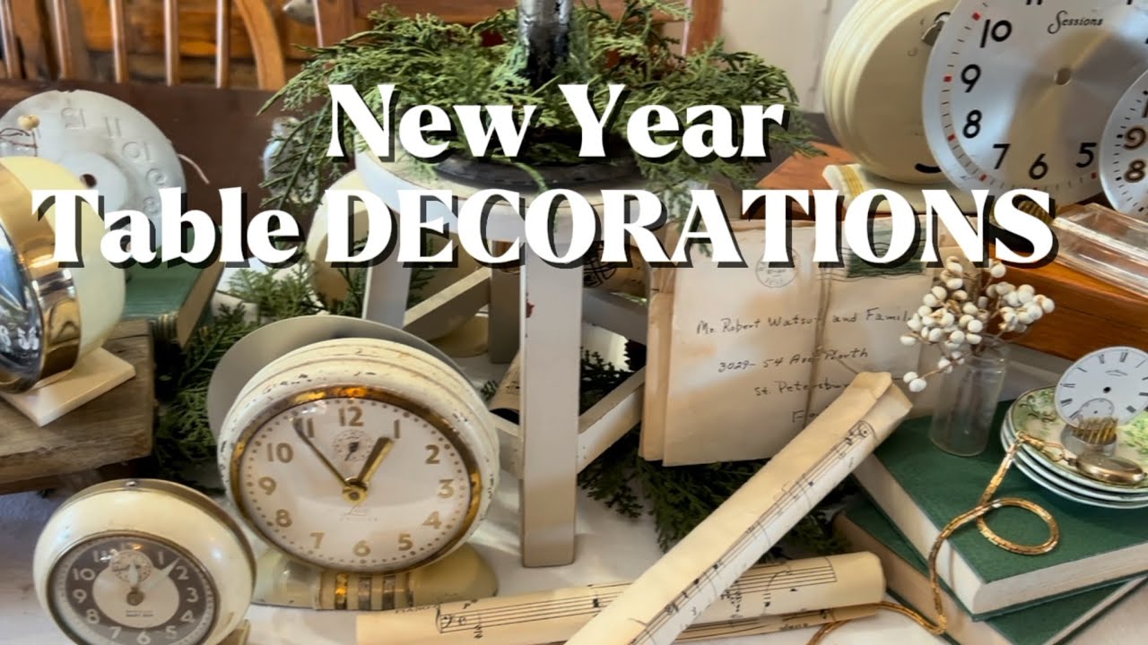 С Новым годом!!! || Украшения для стола