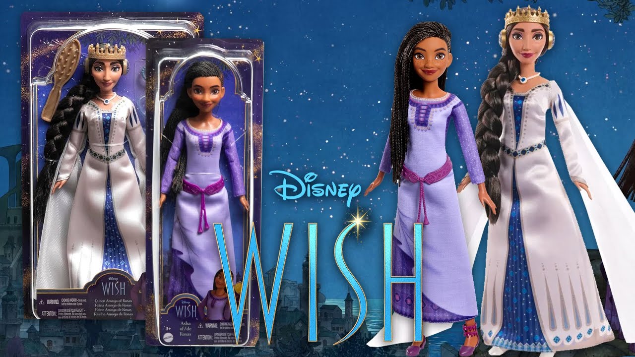 Disney WISH - ASHA & Queen AMAYA by Mattel! Che DELUSIONE! Disney 100| Toys Expression