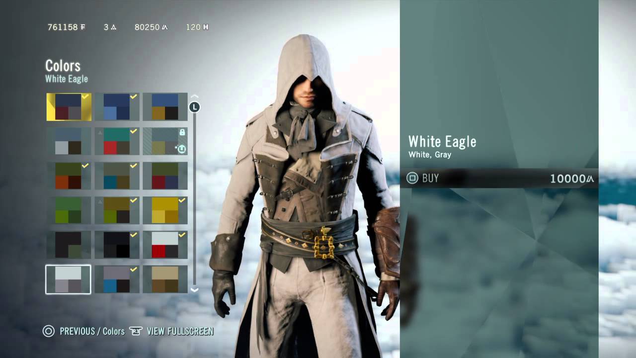 Assassin's Creed® Unity All Colors