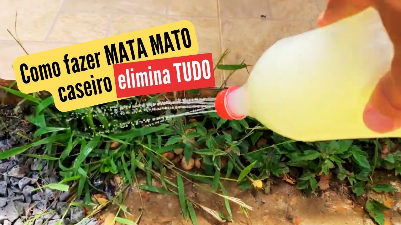 Mata Mato caseiro - Misturinha poderosa contra o mato 🌿