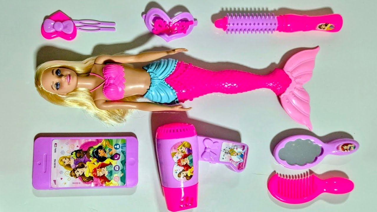 Disney Barbie Doll Makeover | Disney Doll Collection Playsets | Disney Princess 