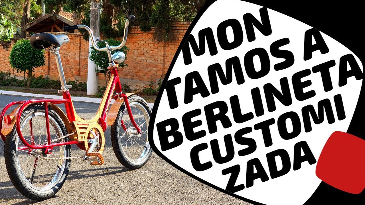 Montagem da Caloi antiga customizada. A Berlineta 1969 do Edu Capivara. Pedaleria