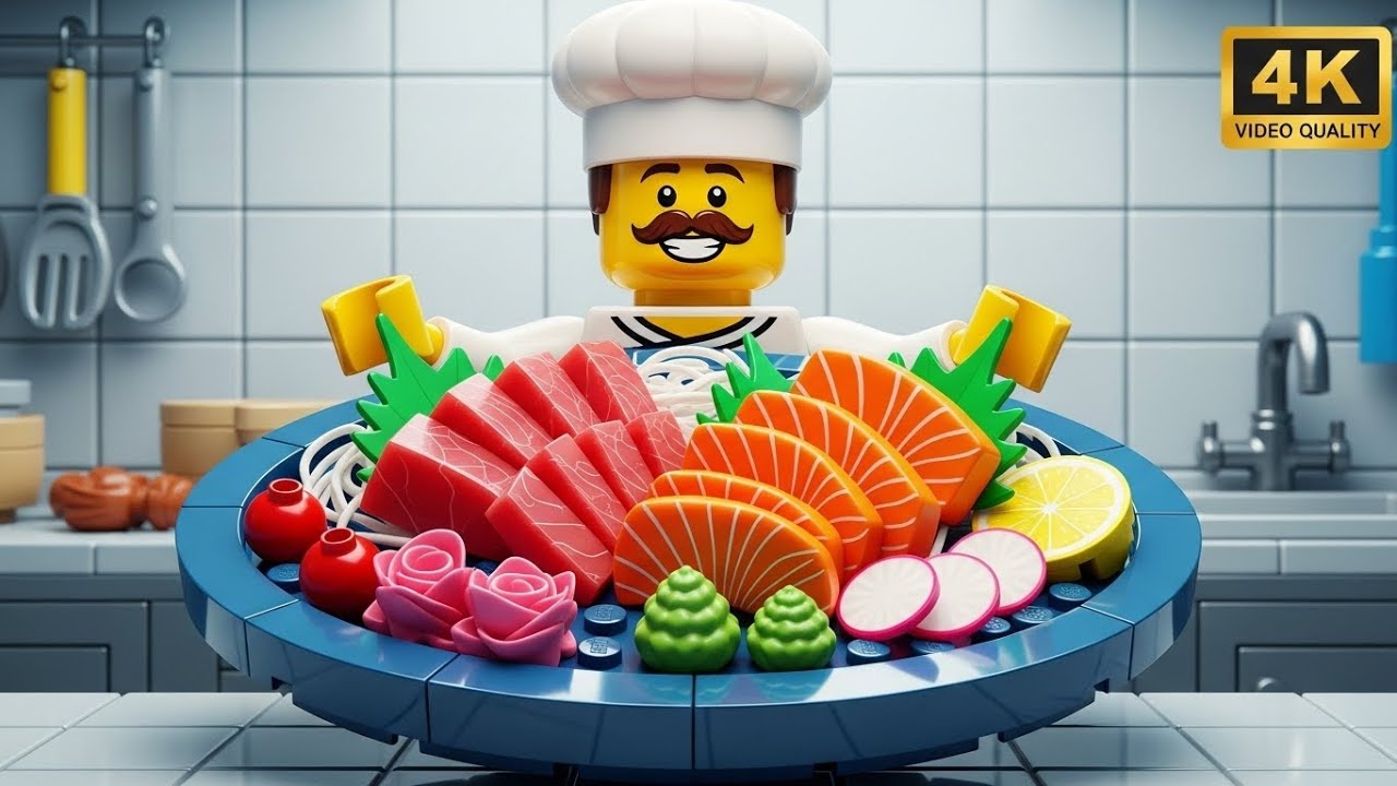 LEGO Chef&rsquo;s Special: The Ultimate Seafood Sashimi Platter 🍱🐟