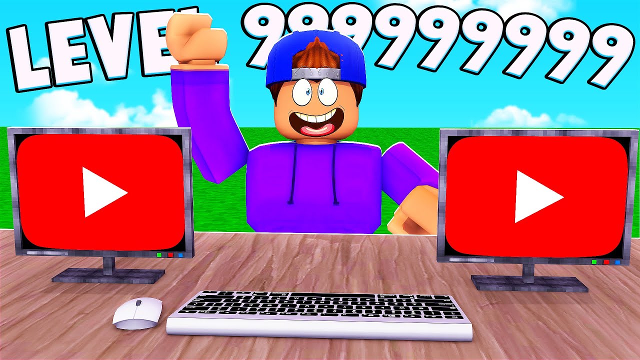 I BECAME A LEVEL 999,999,999 ROBLOX YOUTUBER!