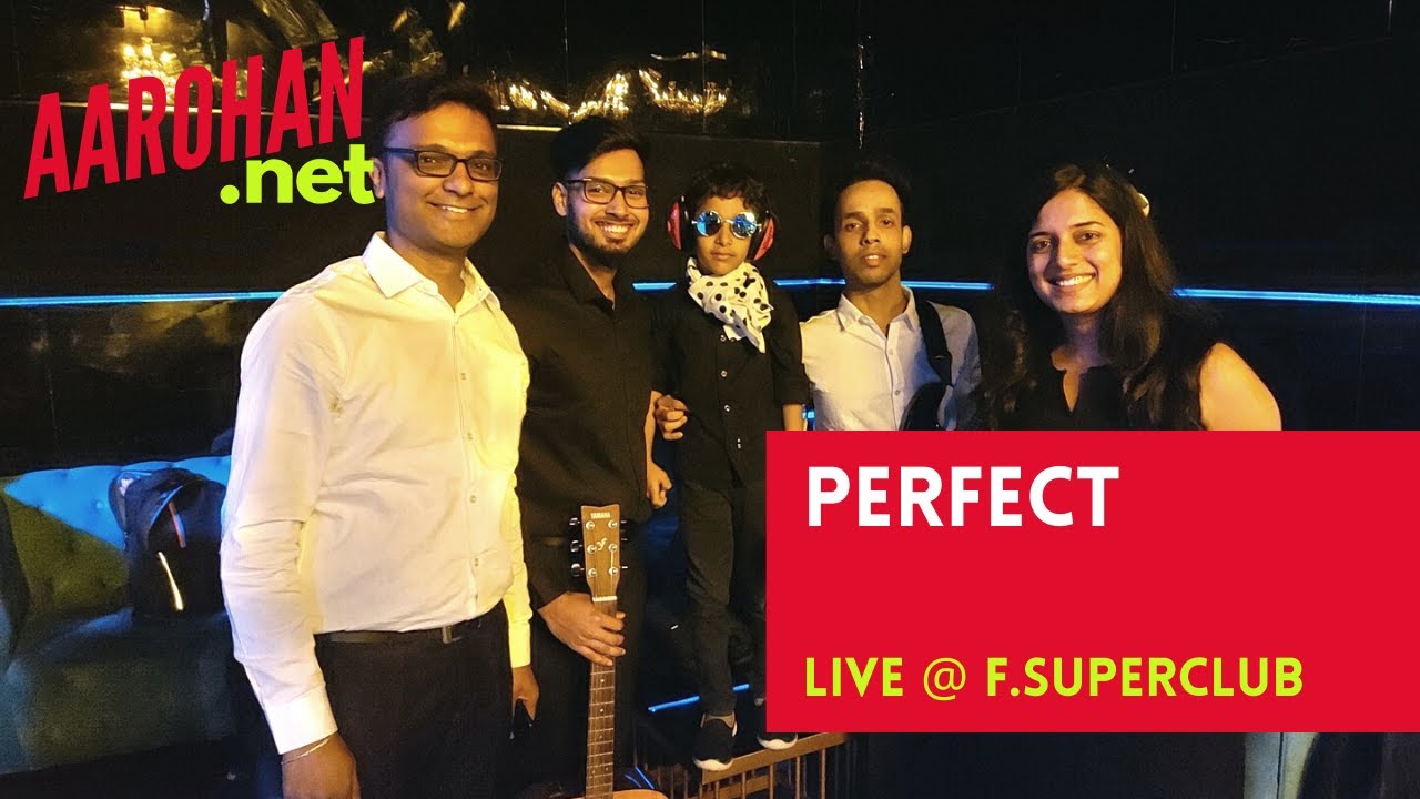 Perfect | Live@F Superclub | MusikRoots | Young drummers on Youtube | Aarohan | 7 year old drummer