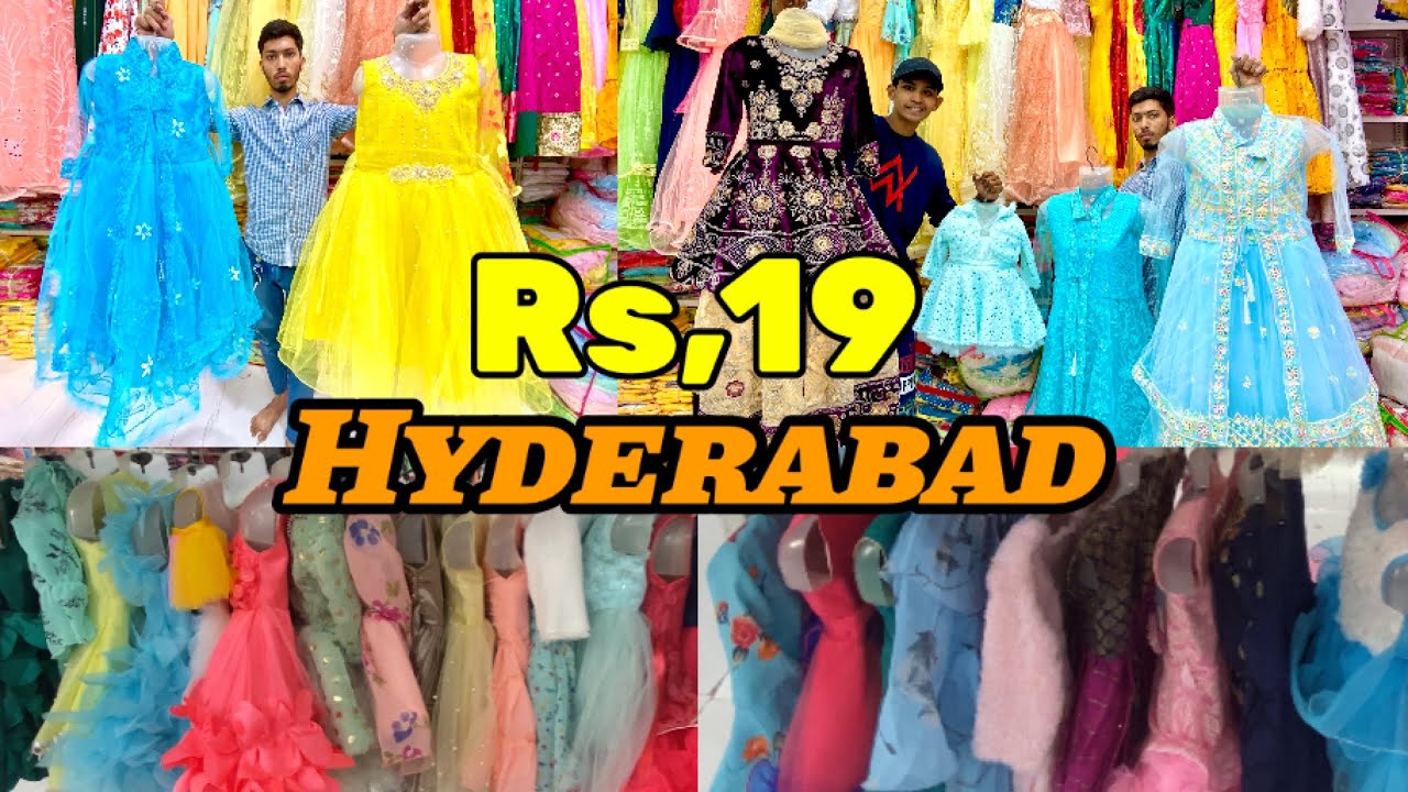 Hyderabad🔥Long Frocks Wholesale Market in Hyderabad Rs,19😱Party Wear Dress|SB Creations