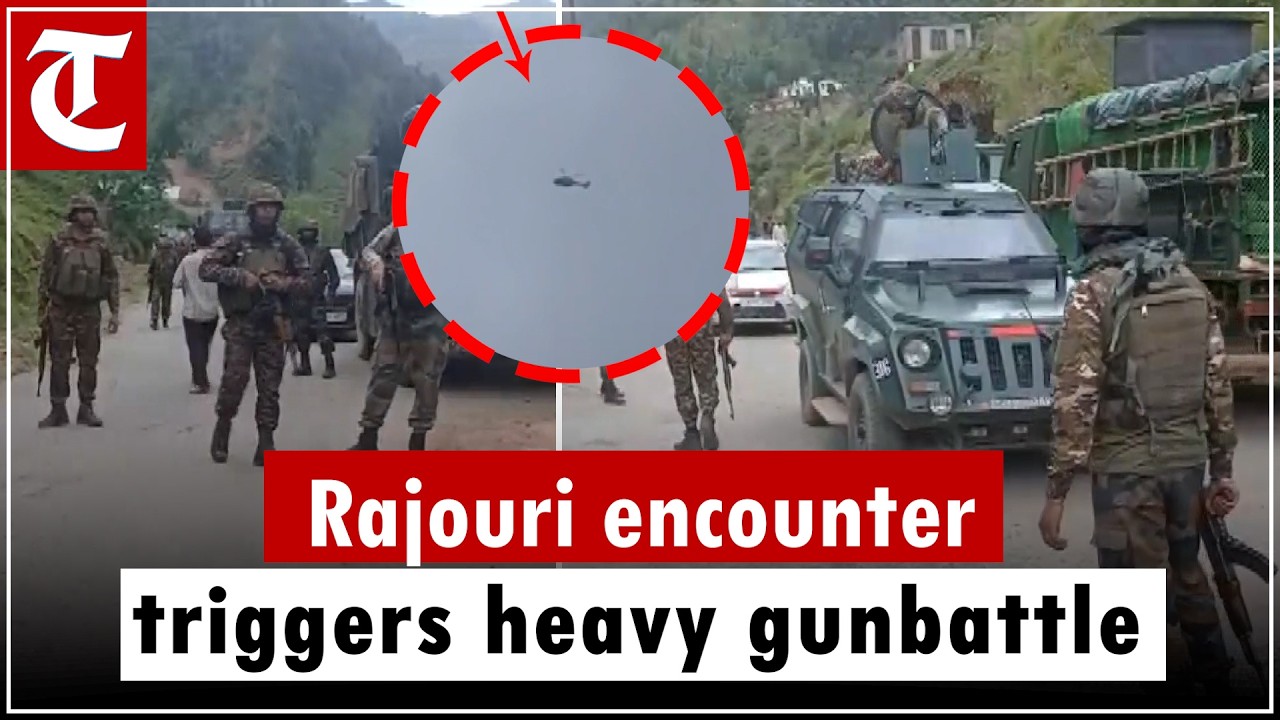 Rajouri Encounter: Security Forces Engage Terrorists, Fierce Gunfight Underway in J&K
