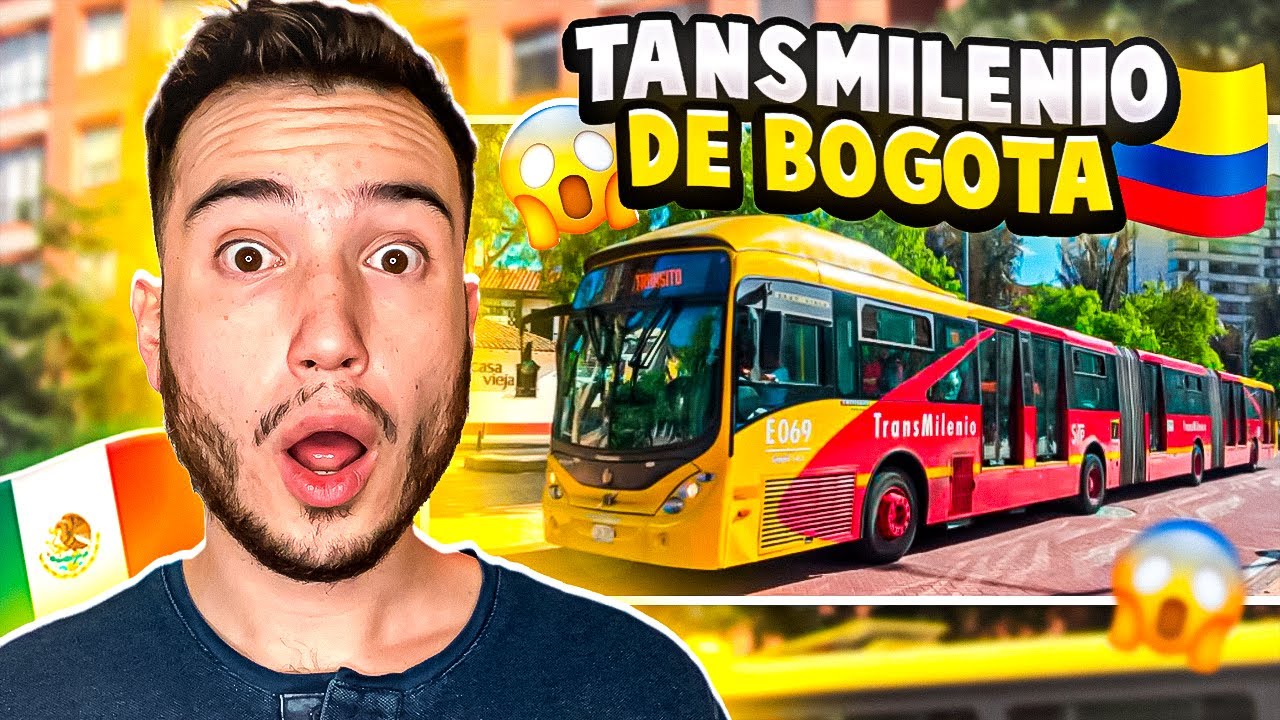 ASÍ ES EL TRANSMILENIO DE BOGOTÁ COLOMBIA 😱 MEXICANO REACCIONA