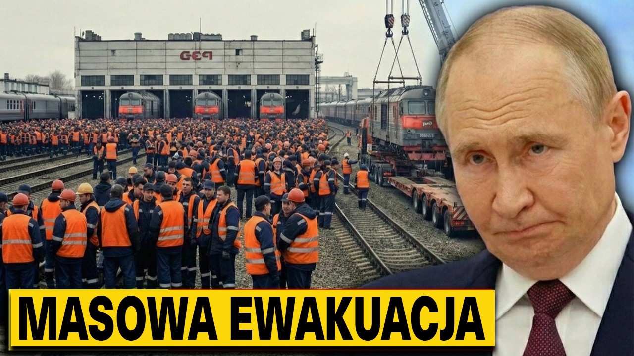 Najgorszy strach Putina nadszedł: 700 000 robotników PRZECIW Putinowi, przemysł kolejowy bankrutuje