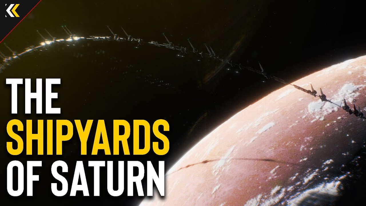 The Shipyards of Saturn:  The Imperium’s Colossal Orbital Foundry. Explained | Warhammer 40k