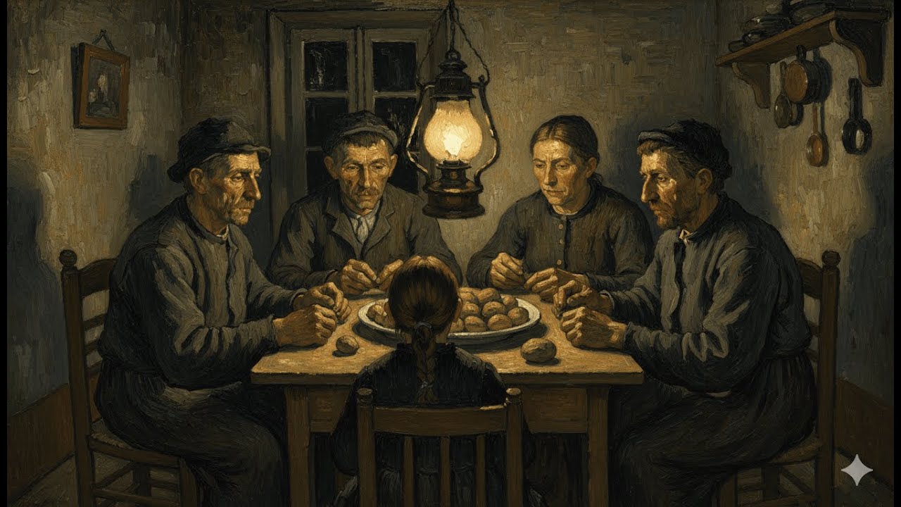 Visual Poems | Van Gogh Part II | The Potato Eaters [AI Music Video]