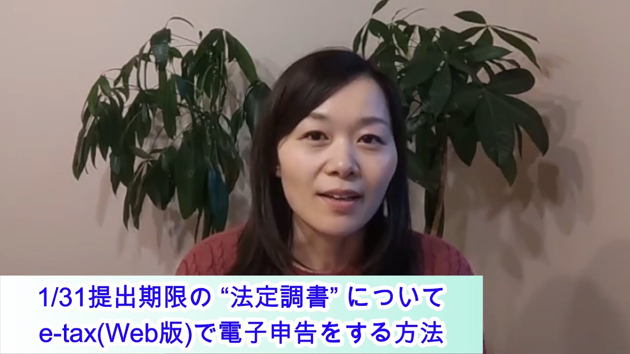 1/31提出期限の “法定調書” を、e-tax(Web版)で電子申告をする方法