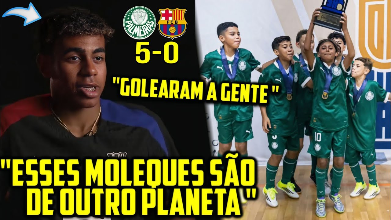 GRINGOS FICARAM ASSUSTADOS COM SUB11 DO PALMEIRAS EM TORNEIO INTERNACIONAL!