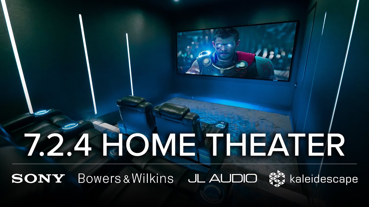 Современный домашний кинотеатр 7.2.4 | Sony, Bowers & Wilkins, Anthem, JL Audio и Kaleidescape