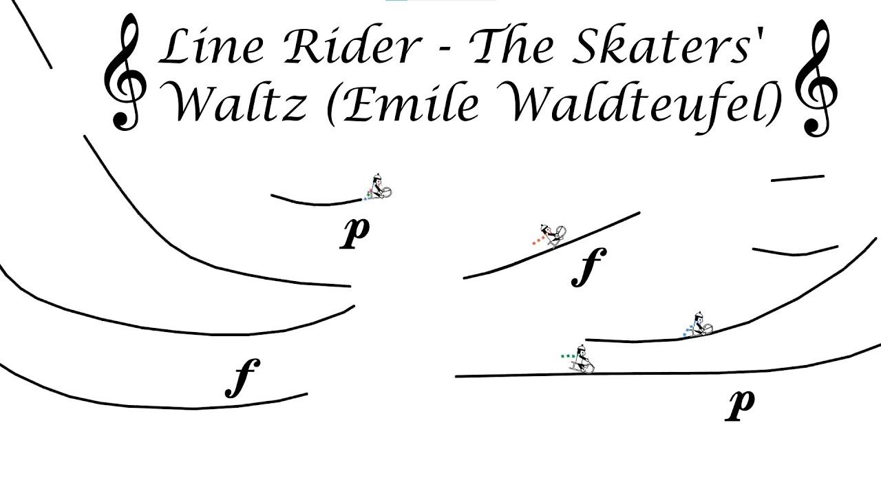 Line Rider #23 - The Skaters' Waltz, Op. 183 (Emile Waldteufel)