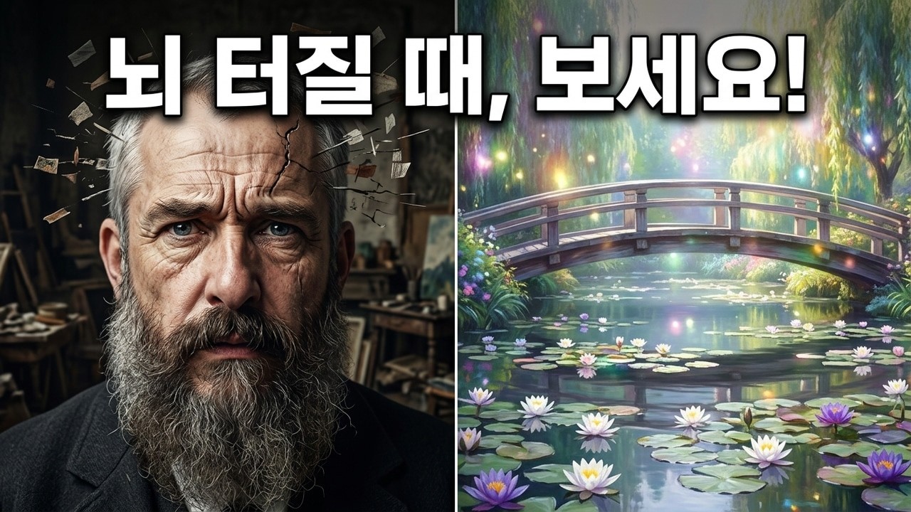 [즉시 셧다운] 뇌가 터질 것 같을 때 보세요, 모네의 빛이 전하는 강력한 구원과 위로 | 모네 딥다이브