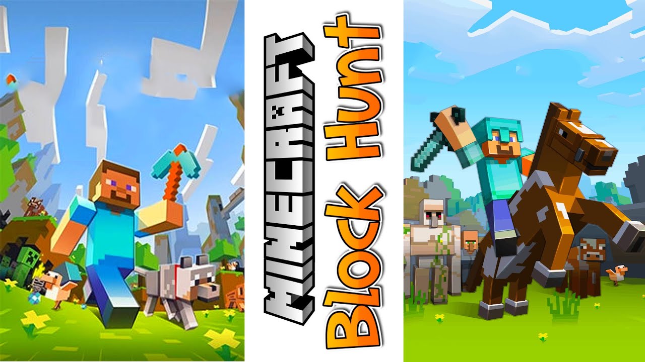 Minecraft- Servers Mineplex and mini game Block Hunt | Minecraft  и мини-игра Block Hunt