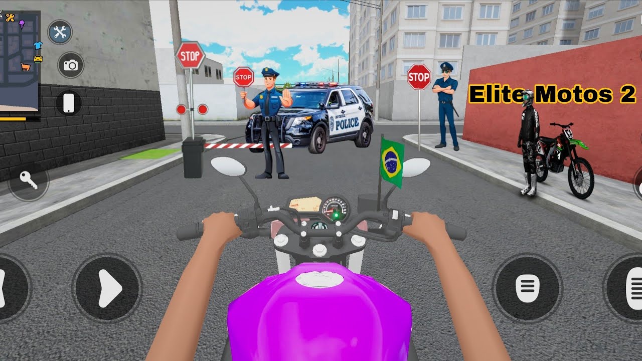 Elite Motos 2 online 💥Ninguém ESCAPA 😈 Polícia de CARRO no Episode...152