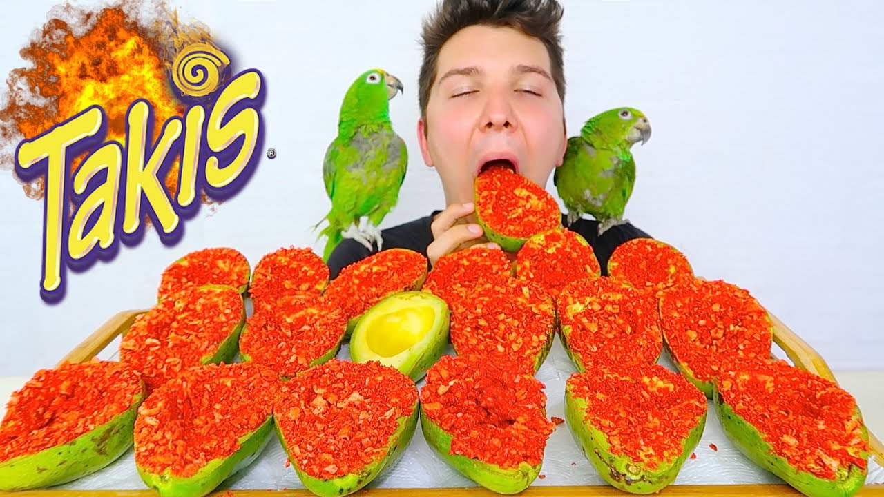 GIANT TAKIS FIRE BALLS &bull; Mukbang & Recipe