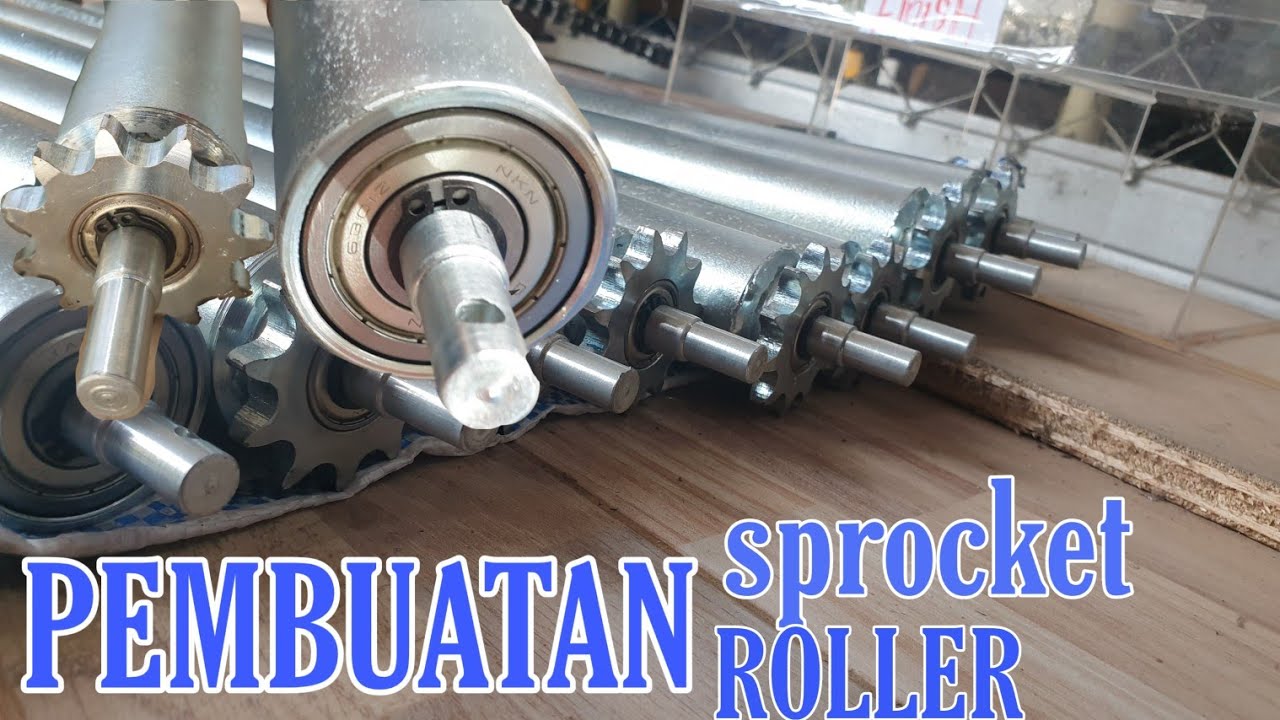 CARA MEMBUAT SPROCKET ROLLER YANG SIMPLE DAN MUDAH