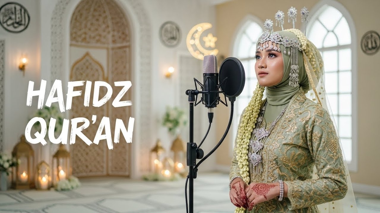 Hafidz Qur’an Aishwa Nahla Karnadi Cover Musik Arab | Lantunan Islami Penuh Keberkahan 🤍