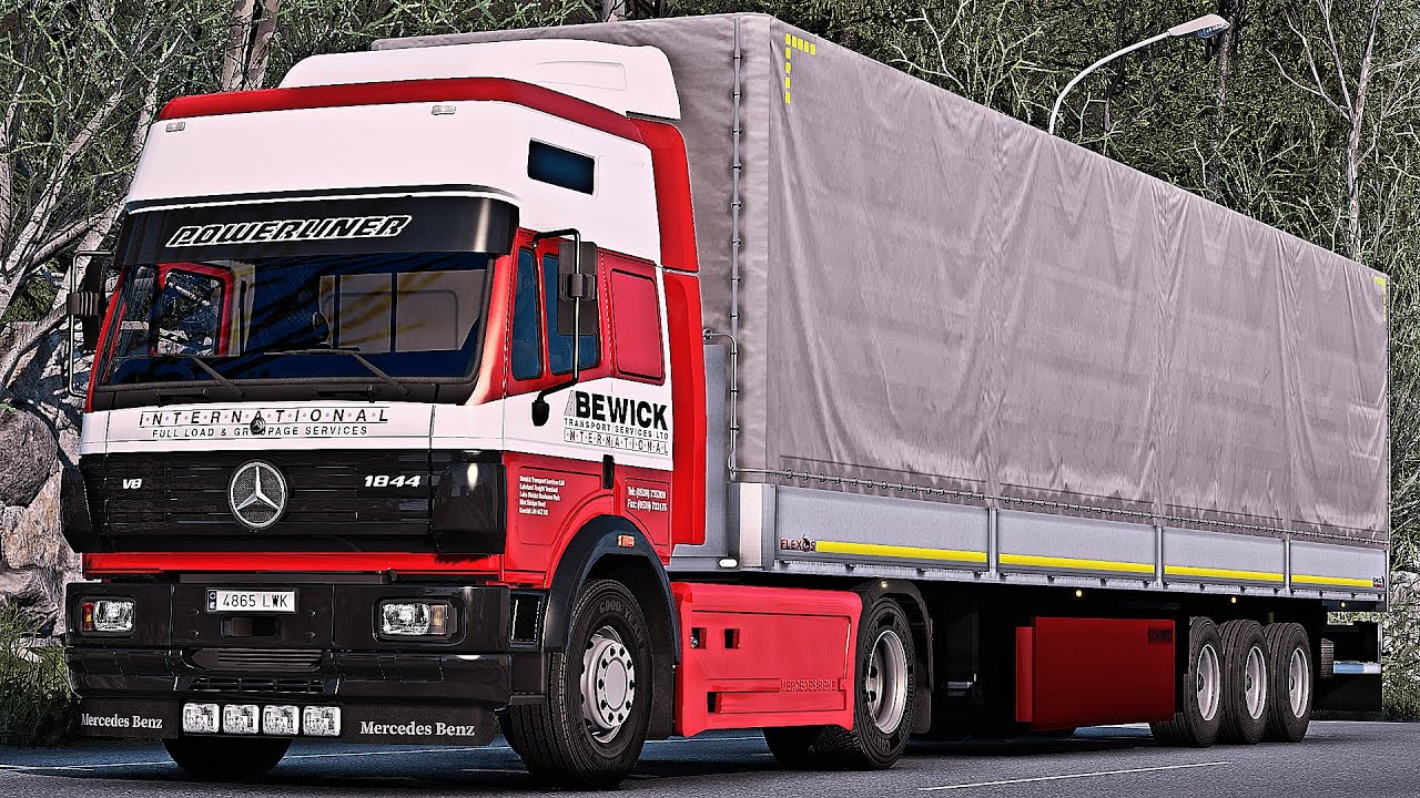 4K | ETS2 1.46 | Promods | Mercedes SK V8 | Graz 🇦🇹 - Brno 🇨🇿
