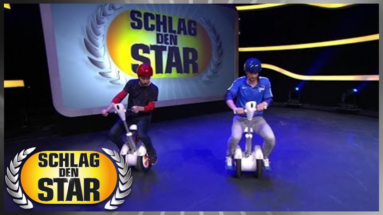 E-Roller Slalom | Johannes Strate vs. Arne Friedrich | Spiel 11 | Schlag den Star