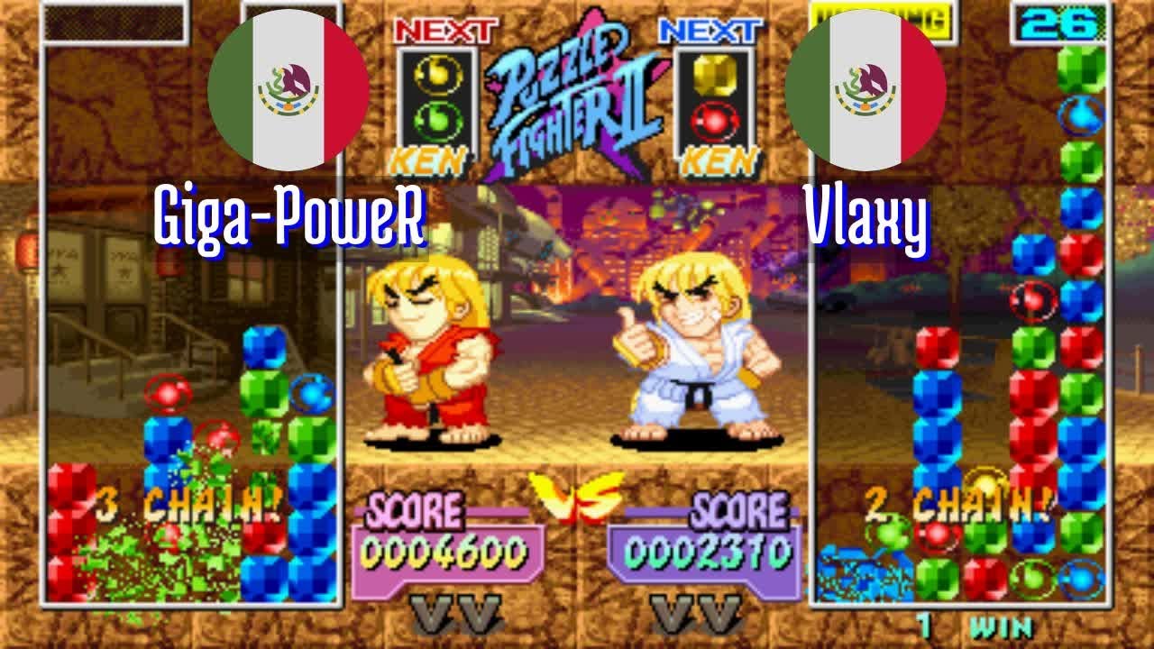 FT5 @spf2t: Giga-PoweR (MX) vs Vlaxy (MX) [Super Puzzle Fighter II Turbo spf2 Fightcade] Mar 14