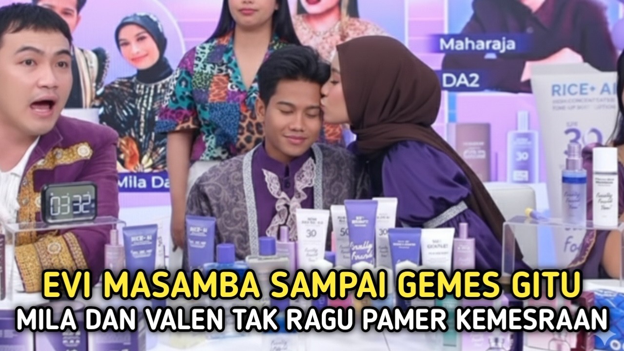 Evi Sampai Gemes!! Valen Dan Mila Tak Ragu Pamer Kemesraan Didepan Evi Masamba Saat Live Tiktok.